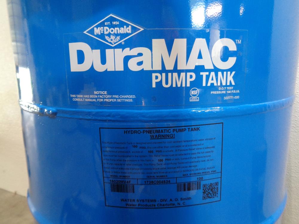 A.Y. McDonald DuraMAC Simplex Booster Pump System 17060C070PC2-S